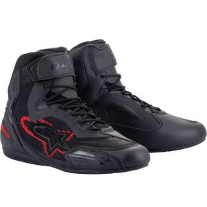 Zapatillas Alpinestars Faster 3 Rideknit negro-rojo